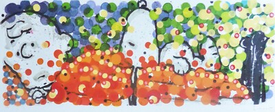 TOM EVERHART ''Pillow Talk'' Snoopy + Charlie Brown PEANUTS Hand signed Litho COA