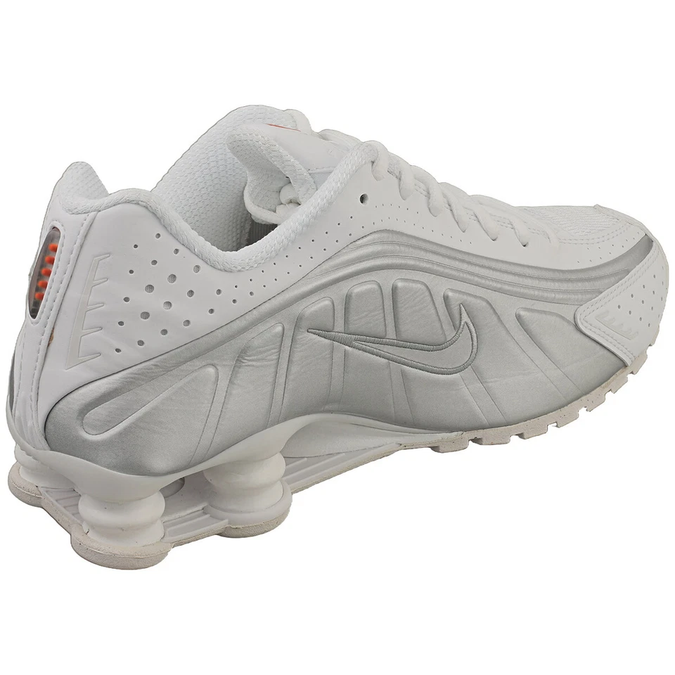 Nike Shox R4 Scarpe da Donna Bianche Argento - Immagine 2 di 4