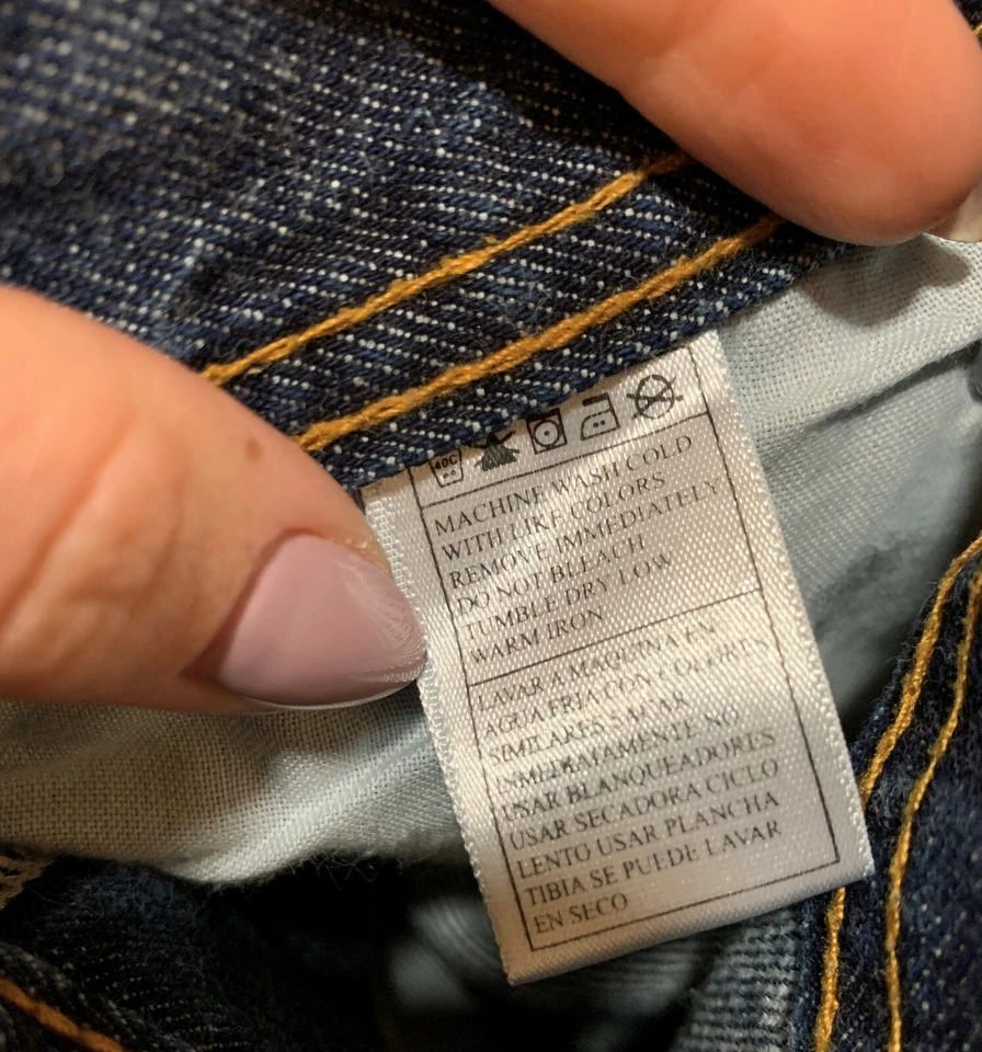 Pantalones cortos de mezclilla Ecko Unltd azul marino para niño 100 % algodón talla 10 Foto 4 de 4