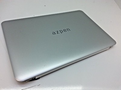 Azpen A1160 11.6'' Silver LCD Back Cover Lid + Hinges + Bezel + Webcam Cables 102