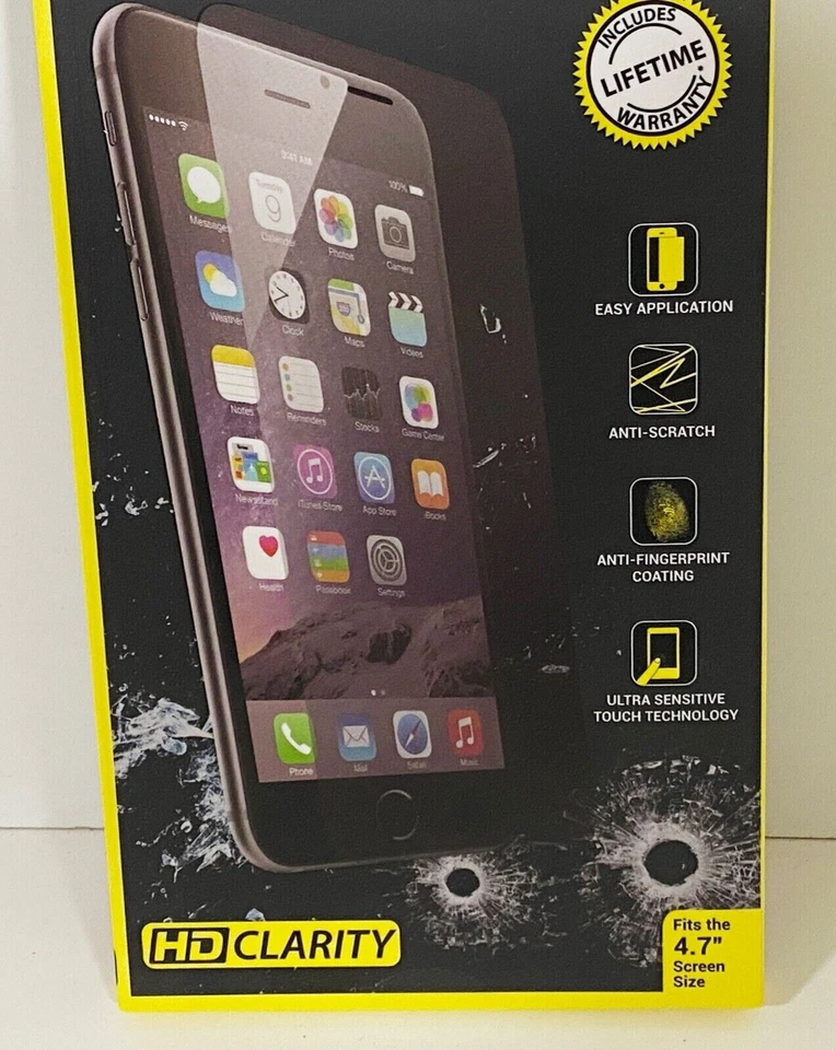 Aduro Shatterguardz iPhone 7 закаленное стекло протектор экрана / совершенно новый в коробке - Изображение 3 из 4