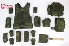 US Stock Russian AK 6sh117 Vest EMR Molle Pouches Set Tactical Combat Equipment