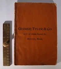 1895 George Tyler & Co Boston Mass. Agricultural Machinery CATALOGUE Ploughs etc