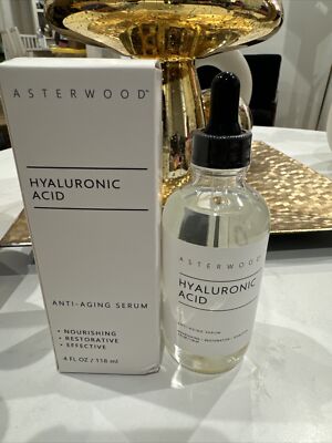 Hyaluronic Acid Serum 4 Oz, 100% Pure 118 mlOrganic Ha, Anti Aging, Anti Wrinkle