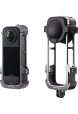 PGYTECH Camera Cage for Insta-360 X4 Aluminum Protective Case with Silicone Lens