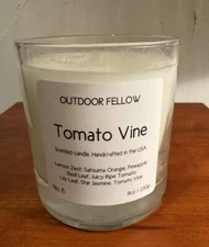 Outdoor Fellow Candle Tomato Vine 8oz New