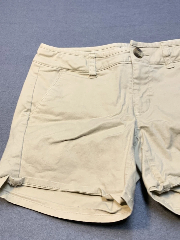 American Eagle Pantalones Cortos Elásticos Adulto 2 Mujer Marrón Foto 4 de 4