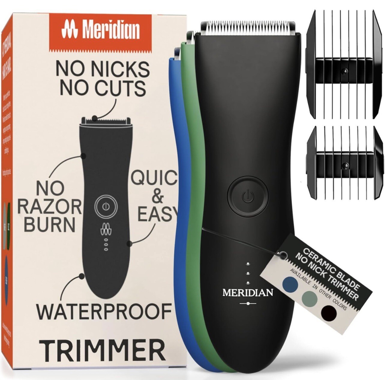 MERIDIAN Manscape Original Body Hair Trimmer for Men and Women ...