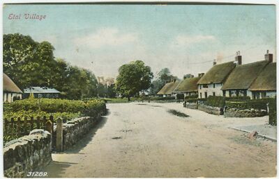 ETAL VILLAGE, WERBUNG D M BROWN'S, DUNDEE - Northumberland Postkarte
