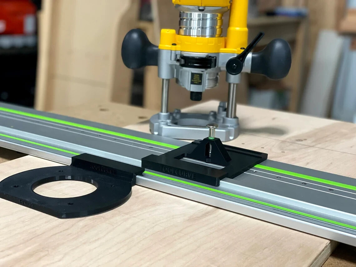 LR 32 Hole Drilling System for Dewalt Plunge Base Router, Compatible with Festoo