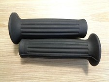 POIGNÉE CAOUTCHOUC NOIR CYCLO SPORT MOBYLETTE TESTI,GITANE,MINARELLI-MOTOBECANE