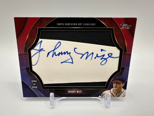 Johnny Mize #CS2-JMI — 2024 Topps Cut Signature baseball card