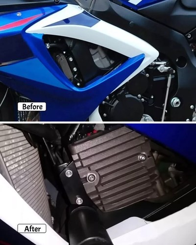 Rectifier Regulator Bracket Relocation Kit Fit for Suzuki GSXR 600 750 K6 K7 - Picture 2 of 4