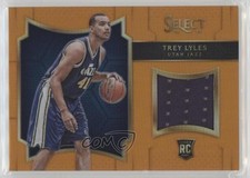 2015-16 Panini Select Rookie Swatches Orange Prizm 48/60 Trey Lyles #24 il2