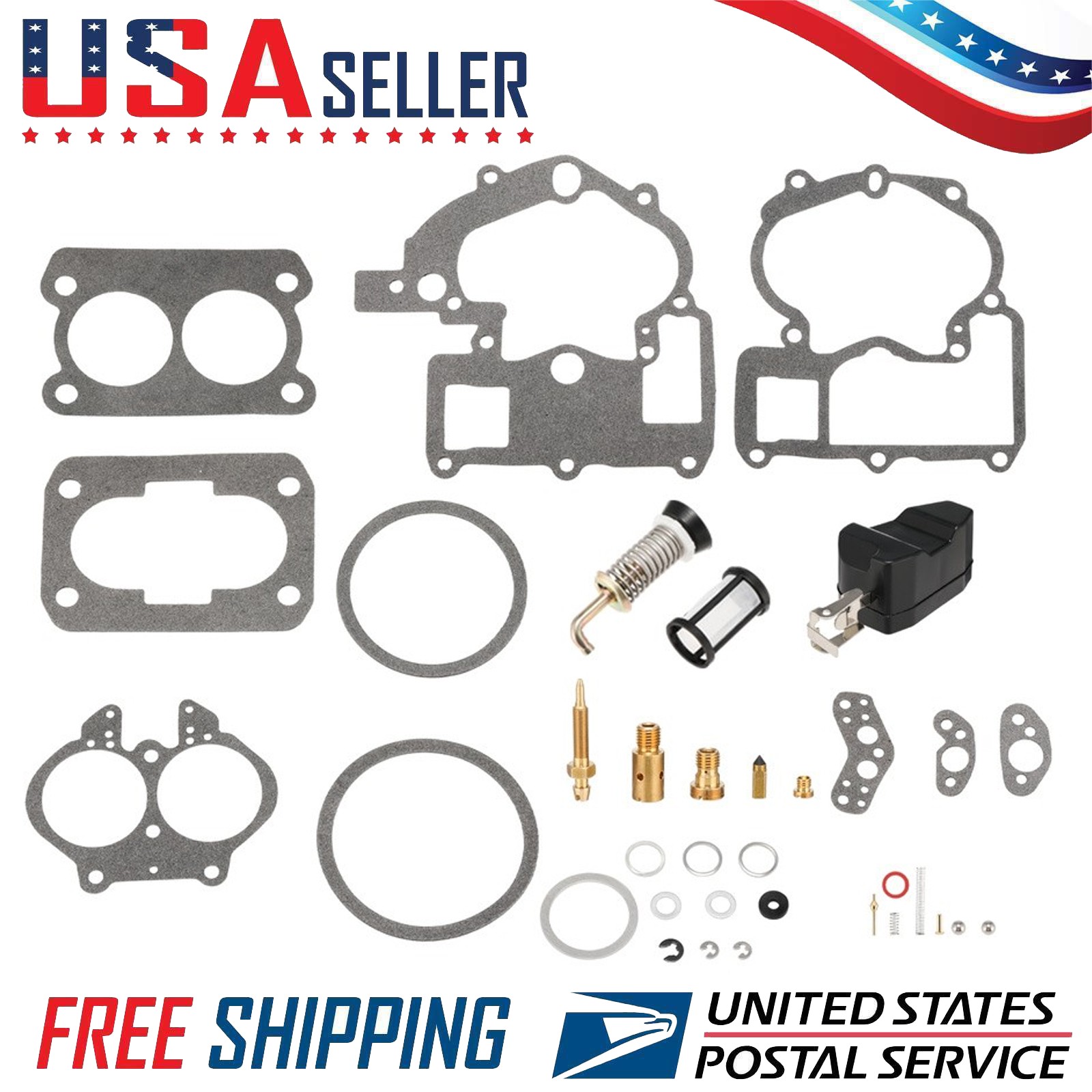 Carburetor Kit For 2 barrel Rochester 2GC 17057132 7055197 17057132 Replacement