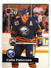 Colin Patterson 1991 Buffalo Sabres Card