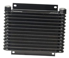 Derale 13613 Series 9000 Plate and Fin Transmission Oil Cooler,Black