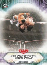2021 Topps WWE #30 Angel Garza Outperforms Humberto Carrillo