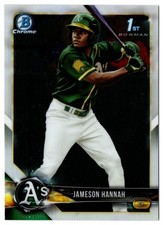 2018 Bowman Draft Chrome Jameson Hannah Oakland Athletics #BDC-160