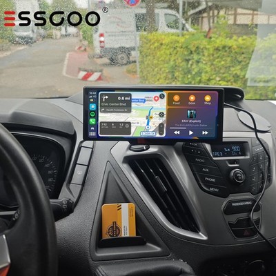10.26'' Kabelloses Autoradio für Apple Carplay mit 4K Dashcam vorne und hinten