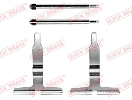 Fits QUICK BRAKE 109-1217 ACCESSORY KIT, DISC BRAKE PADS