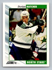 #51 1992-93 Score * Derian Hatcher Minnesota North Stars