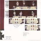 7 x GB RM FDC: 2006 VICTORIA CROSS - Set, Panes & Sheets + Various Cancel