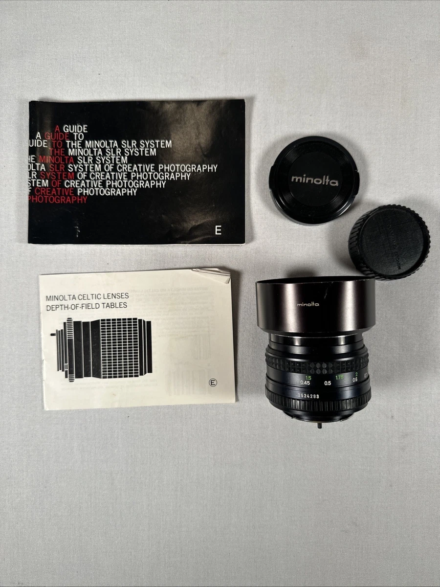 Minolta Rokkor-X 50mm Focal Camera Lenses for sale | eBay