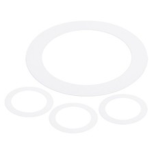 4Pcs Goof Rings for 6 Inch Recessed Lights ID 6.3" x OD 8.6" White