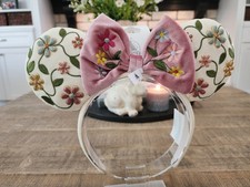 Disney Parks x Baublebar Minnie Mouse Floral Adult Ear Headband