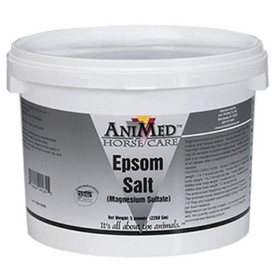 AniMed Epsom Salt 5 lb.   Magnesium Sulfate for Horse Hoof & Muscle Soaks