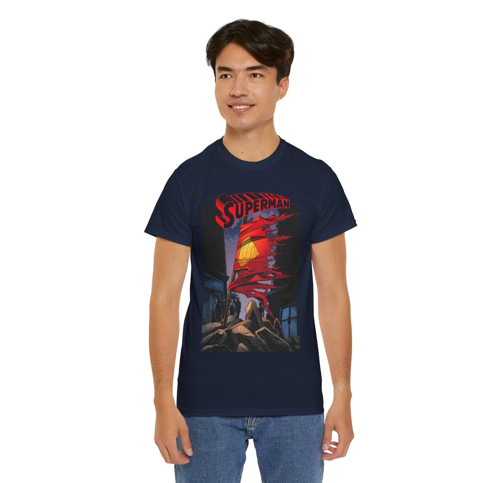 Death of Superman T-Shirt - DC Comics - Superman 75 - Doomsday Battle