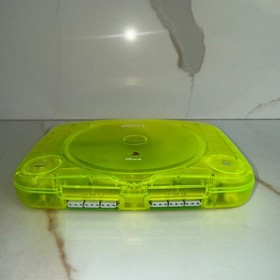 PS One Sony PlayStation 1 Console (SCPH-101) Bundle Clear Neon Green - New LASER