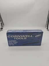 Blue POWER Cornwell CBPI1 10 Pc Power Socket Set 1/4" DR. New Sealed
