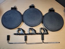 Roland 3 Pack - 3x PD-8a Single Zone Pad W/ Clamps  L Rods - Pdx Pd 8a 8 3L2