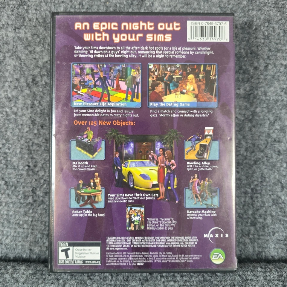 The Sims 2 Nightlife Expansion Pack PC CD-ROM Video Game - Image 2 of 4