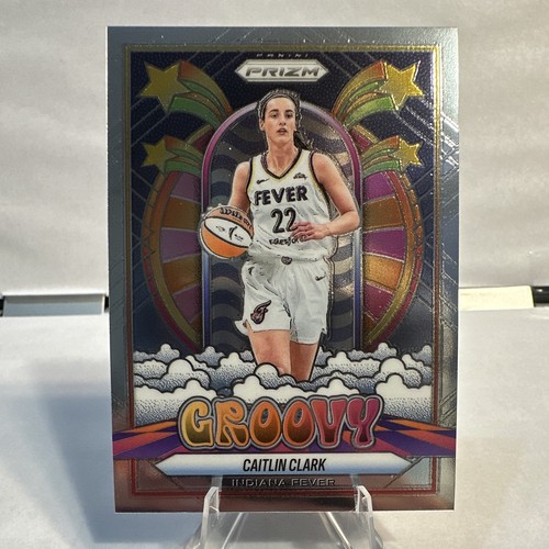 2025 Panini Prizm WNBA Groovy Insert Caitlin Clark Indiana Fever #10