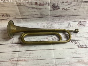 Vintage US Regulation Bugle Trumpet Military