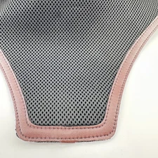 NWT EquiFit® Ear Bonnet Black w/ Navy Trim Horse Size, Fly Veil