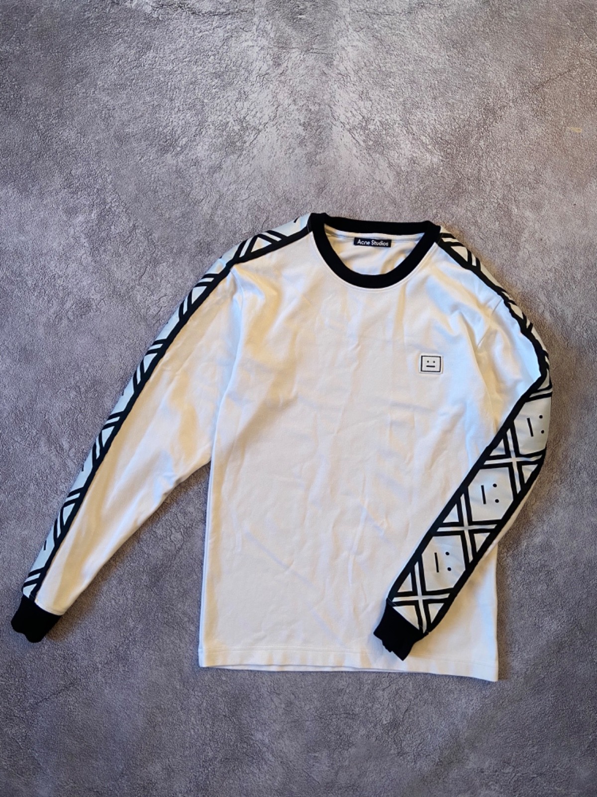 Acne studios longsleeve unisex lampas monogram sweatshirt Rare