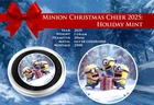 2025 Christmas Minions 1 gram Christmas Cheer Silver Round in card