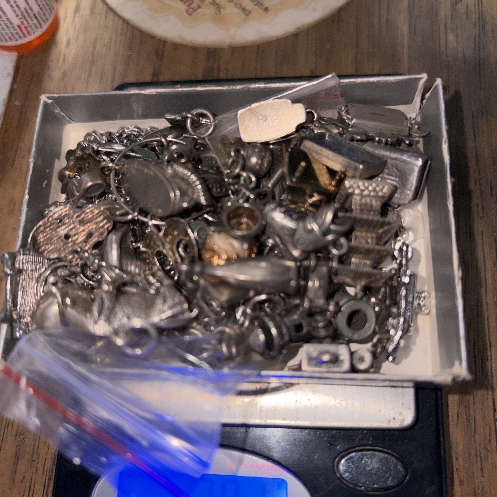 200 grams  solid sterling silver  includes 40 cha… - image 2