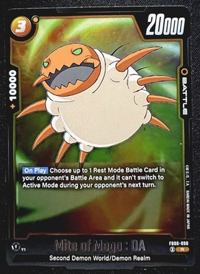Dragon Ball Super : Fusion World - Mite of Mega : DA - (FB06-090) Rare, NM