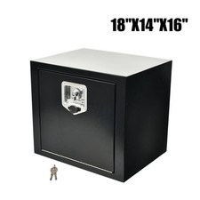 1824303648x14x16 Black Steel Underbody Truck Tool Box Pickup Storage