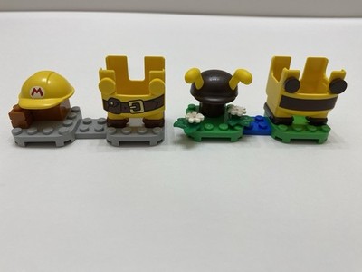 LEGO Super Mario 71373 Builder And 71393 Bee Power Ups Excellent Condition
