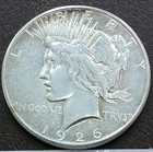 US 1926-S Peace Dollar  **