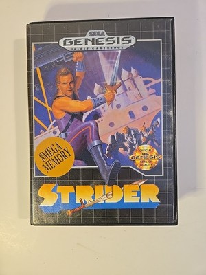 Strider (Sega Genesis, 1990) TESTED No Manual