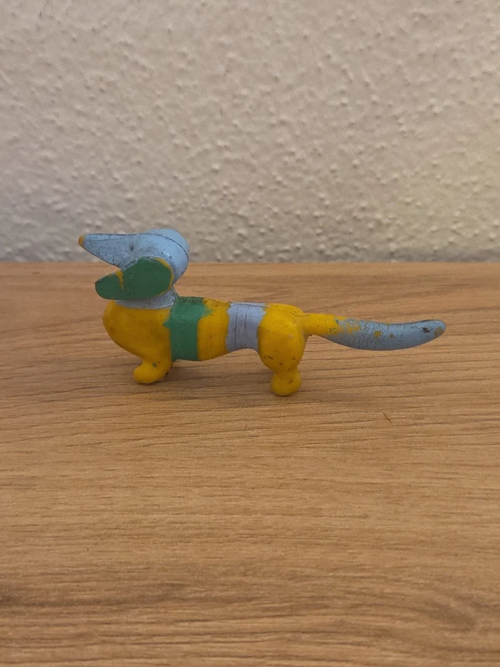 Maskottchen Olympiade 1972 - Waldi Pvc Figur Hund Dackel Bunt - Bild 2 von 2