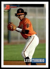 2021 Bowman Heritage Luis Toribio San Francisco Giants #198