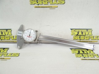 6" STARRETT DIAL CALIPERS .01" GRADS NO. 1202F MADE IN USA